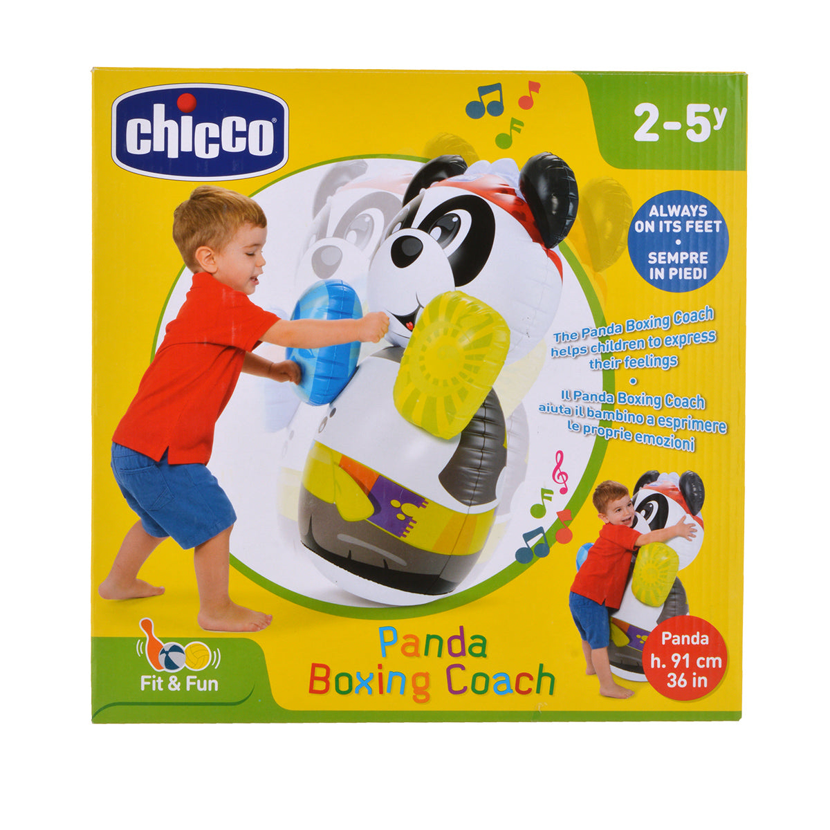 מאמן אגרוף צ'יקו פנדה צבעוני | Chicco Panda Boxing Coach Colorful