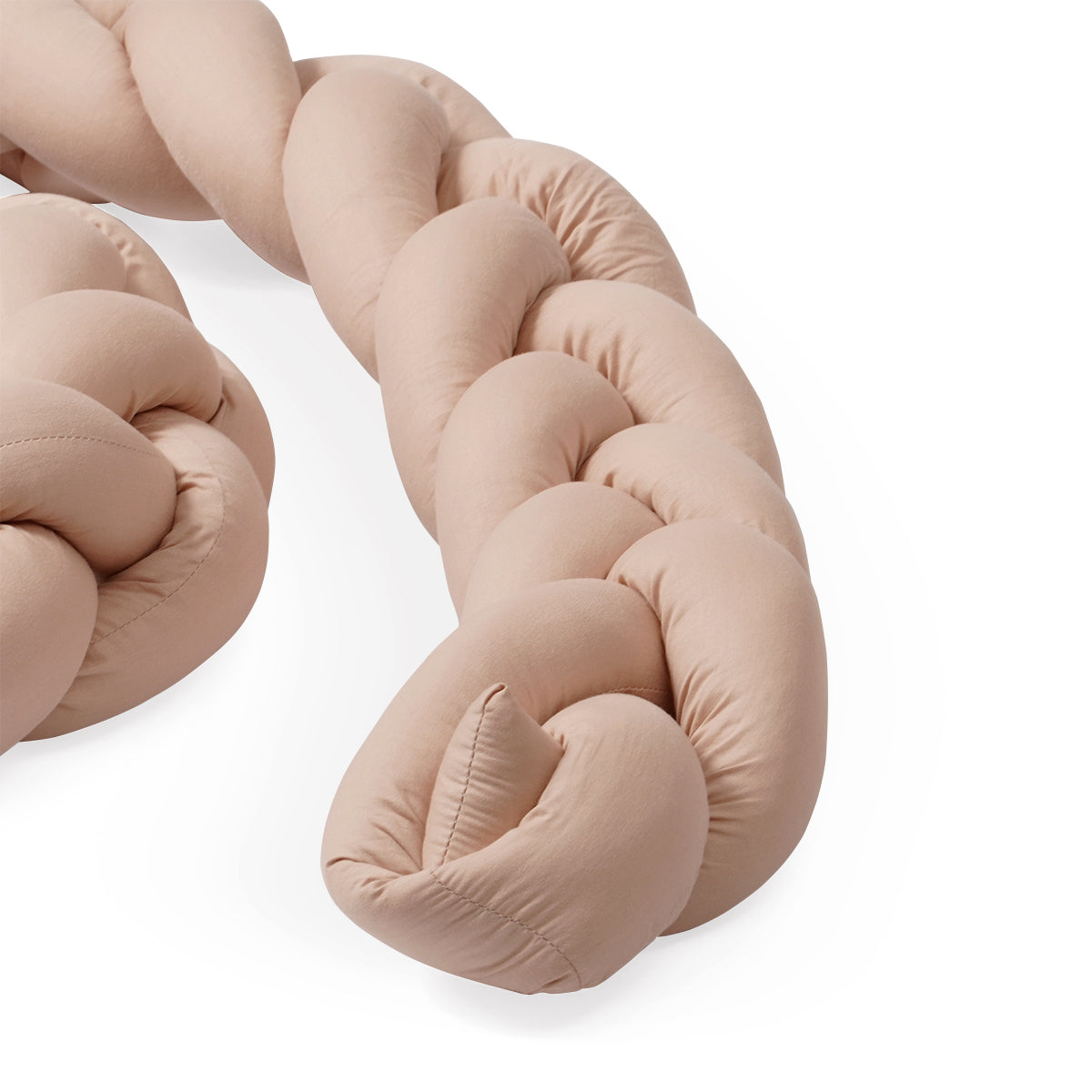 כרית צמה למיטה אולימולי חום | Olimoli Baby Braided Pillow Sand
