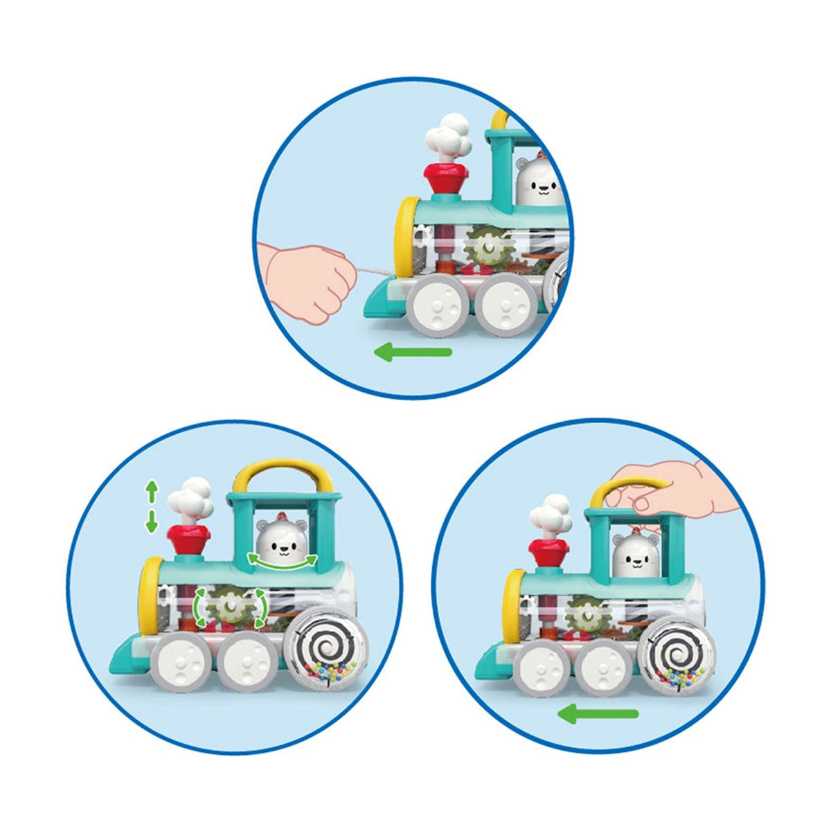 קטר רכבת הולה טויס | Hola Toys Push Along Train Engine