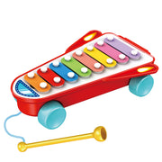קסילופון על גלגלים האנגר אדום | Huanger Baby Piano red