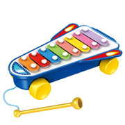קסילופון על גלגלים האנגר כחול | Huanger Baby Piano blue