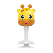 צעצוע לכיסא אוכל גירף האנגר | Huanger Giraffe Sand Hammer Baby Toy