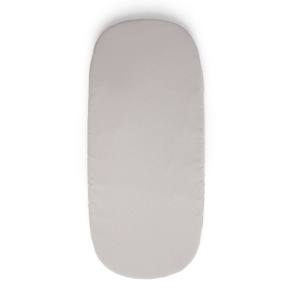 סדין לעגלת תינוק מיננה ליין רקום אפור בהיר | Minene Light Grey