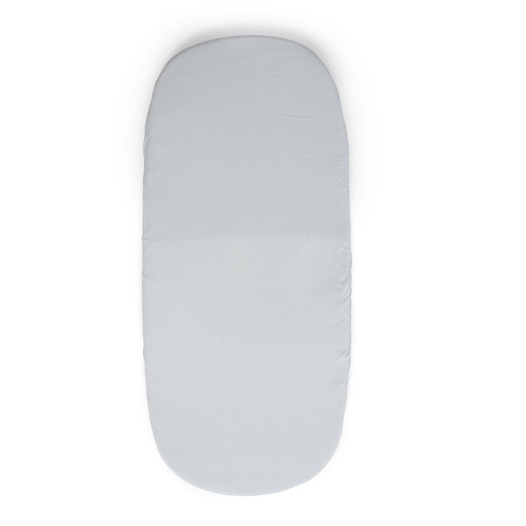 סדין לעגלת תינוק מיננה ליין רקום תכלת | Minene Light blue