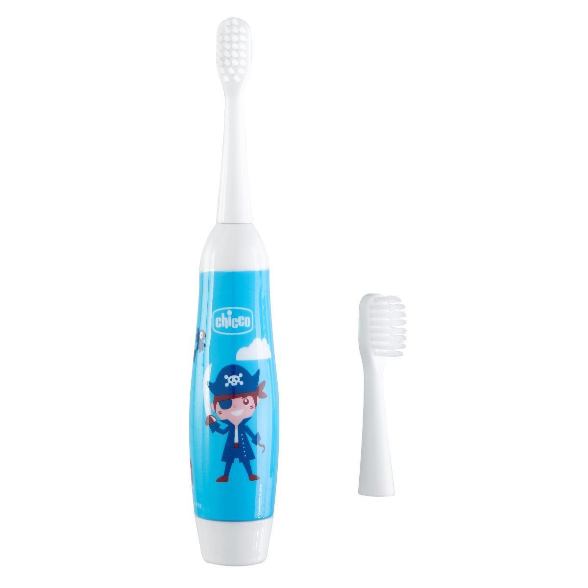 מברשת שיניים חשמלית צ'יקו כחול ולבן | Chicco Electric Toothbrush Blue&White