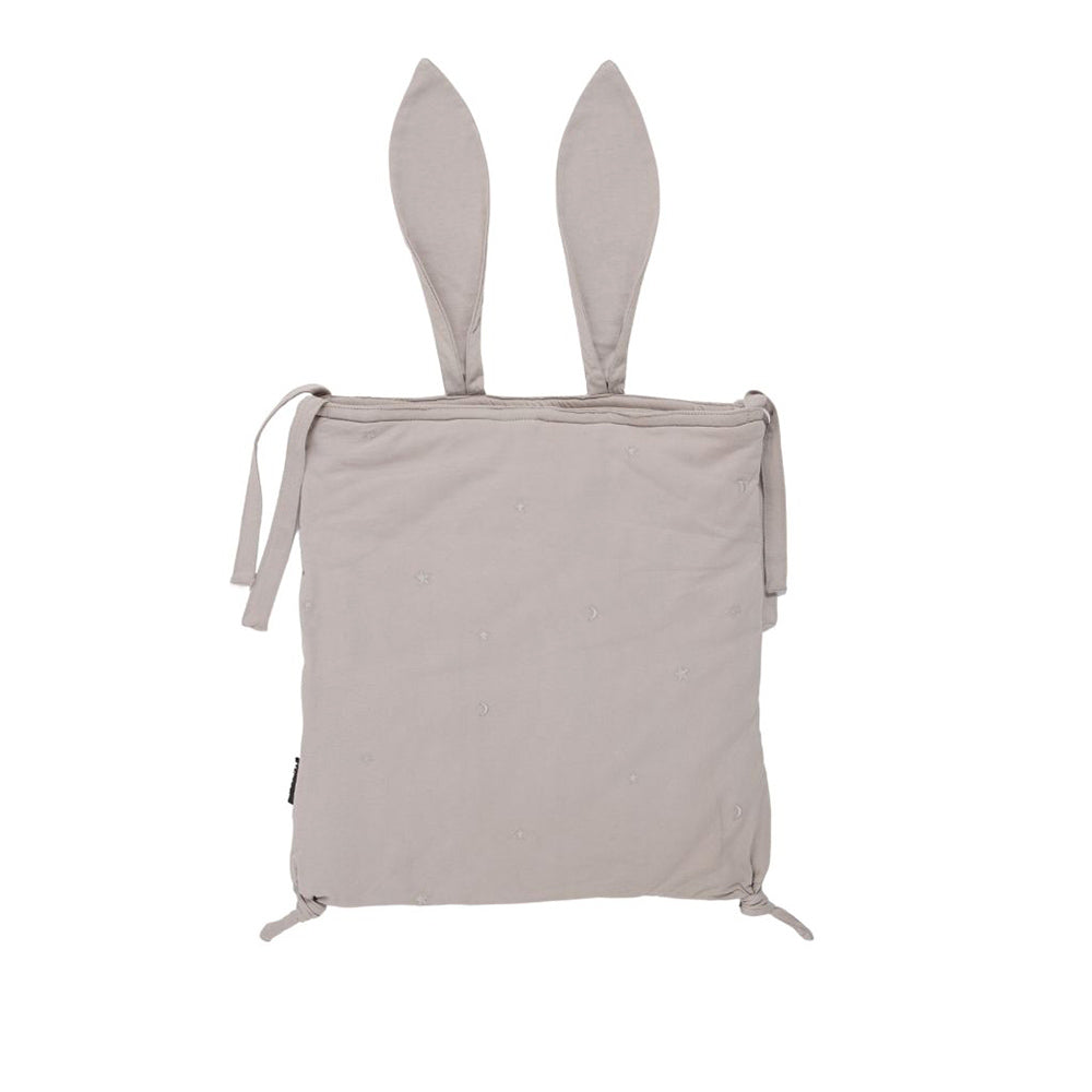 שק חיתולים מיננה גרסי רקום אפור בהיר | Minene  Light Grey