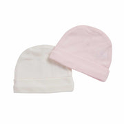 זוג כובעים לורנס ורוד/קרם | Lorens Pink/Cream