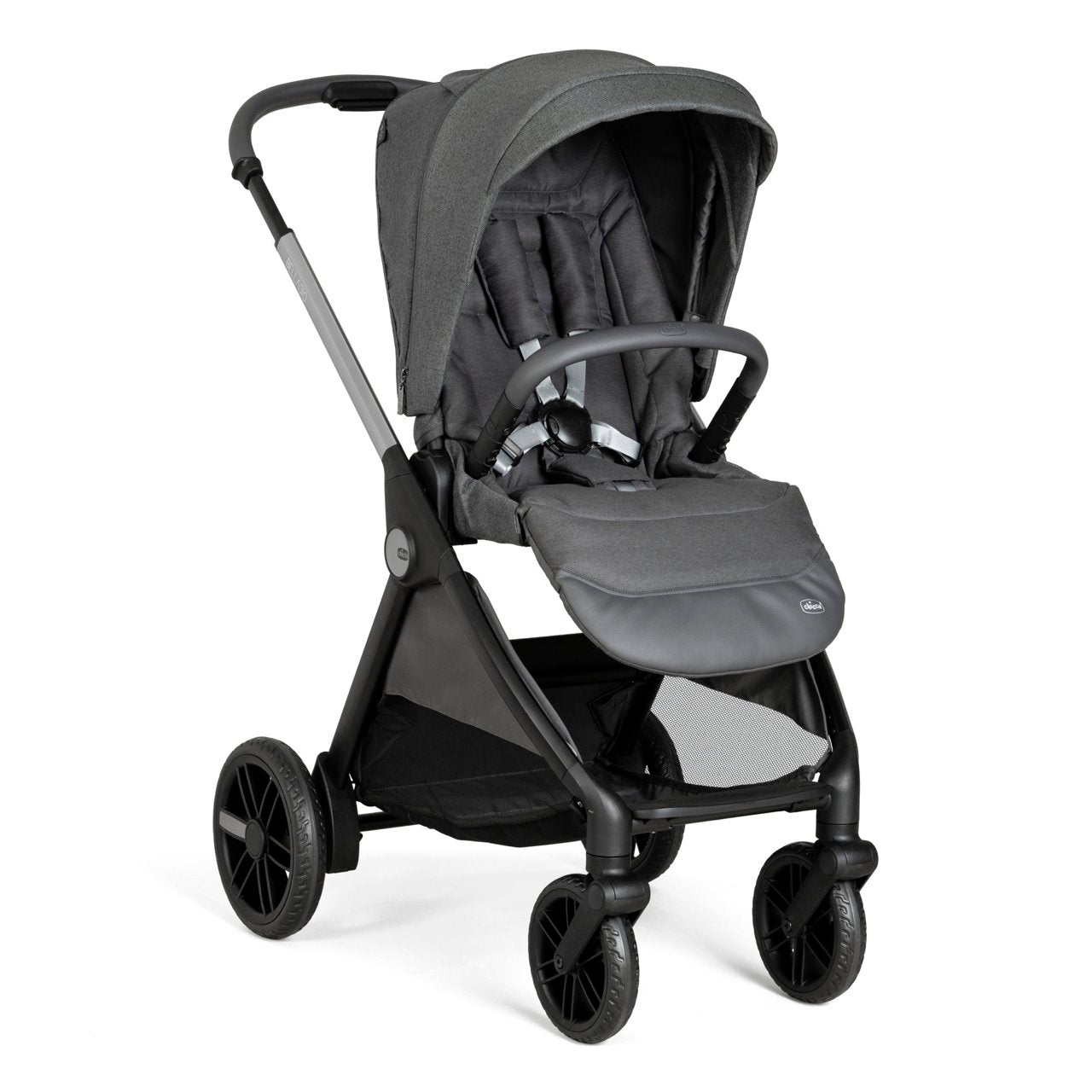עגלה משולבת צ'יקו בלאג'יו שחור | Chicco Bellagio Stroller Black Satin