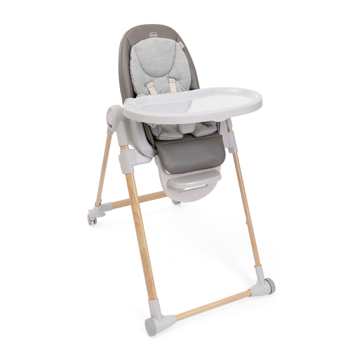 כיסא אוכל צ'יקו פולי ארמוניה אפור | Chicco Polly Armonia Scandinavian