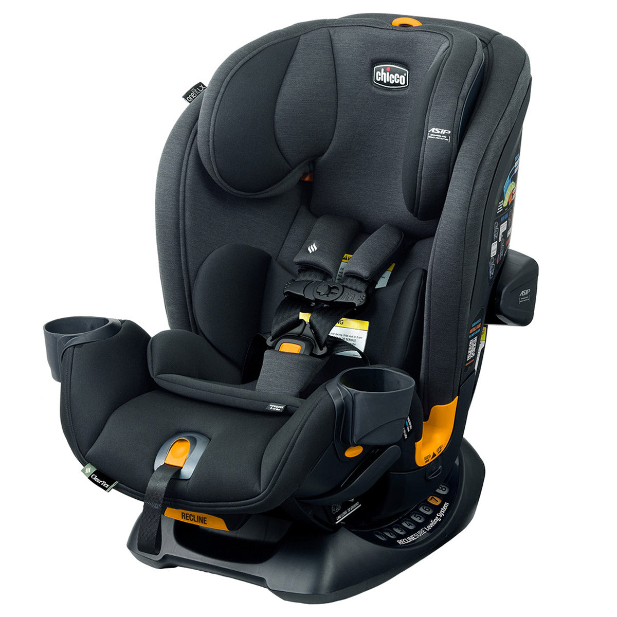 כיסא בטיחות צ’יקו וואן פיט LX קלירטקס שחור| Chicco OneFit LX ClearTex All-in-One Car Seat Ebony