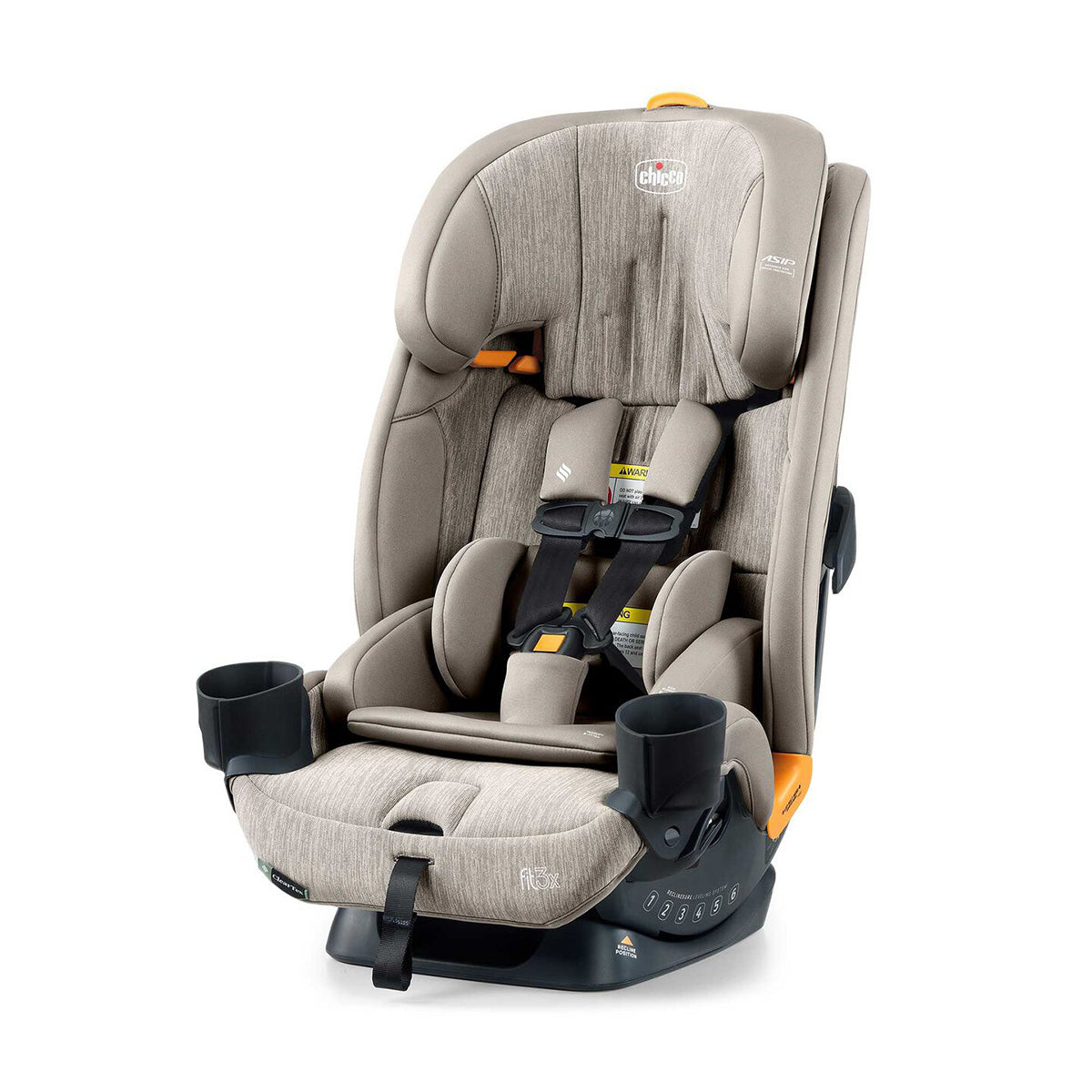 כיסא בטיחות צ'יקו פיט 3 איקס קלירטקס שמנת | Chicco FIT3X ClearTex Ultra-Slim All-in-One Oat