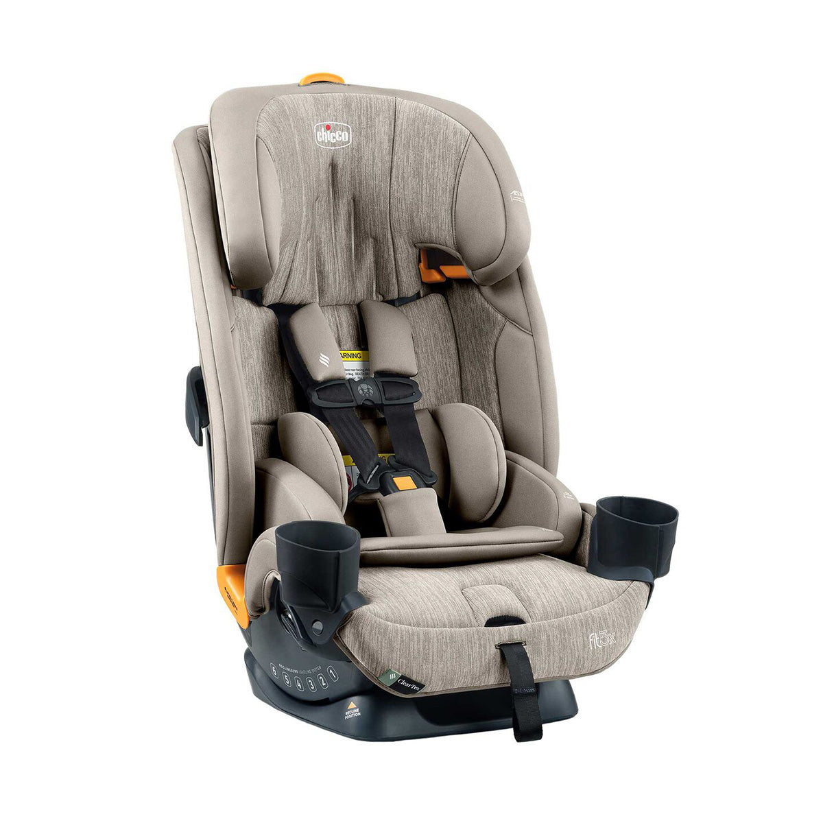 כיסא בטיחות צ'יקו פיט 3 איקס קלירטקס שמנת | Chicco FIT3X ClearTex Ultra-Slim All-in-One Oat