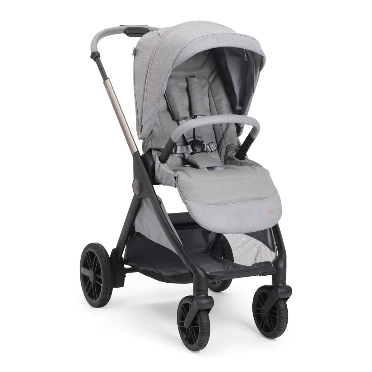 עגלה משולבת צ'יקו בלאג'יו 2 אפור ירח | Chicco Bellagio 2 Stroller Lunar Rock