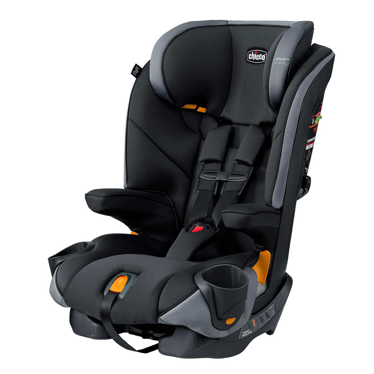 כיסא בטיחות צ'יקו מיי פיט שחור/אפור בהיר | Chicco MyFit™ Iron
