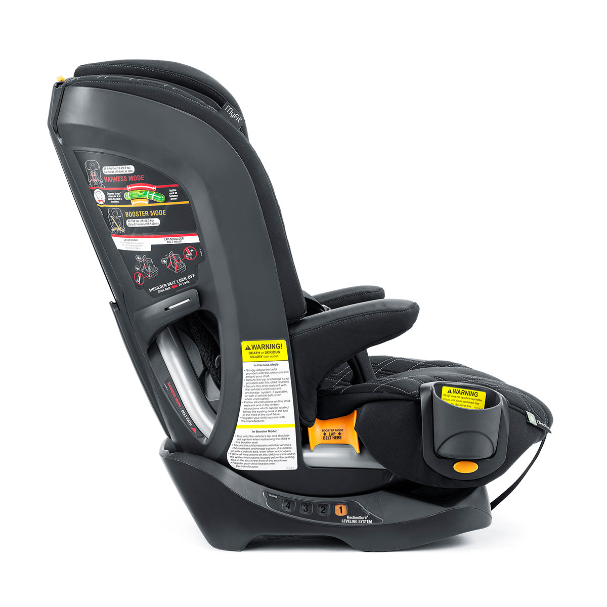 כיסא בטיחות צ'יקו מייפיט אייר קלירטקס שחור | Chicco MyFit Air ClearTex Nova