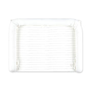 משטח החתלה מיננה ליין Bloom & Grid לבן מודפס | Minene Printed White