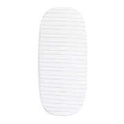 סדין לעגלה מיננה ליין Bloom & Grid  לבן מודפס | Minene Printed White