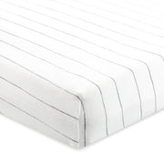 סדין לעריסה מיננה ליין Bloom & Grid לבן מודפס | Minene Printed White