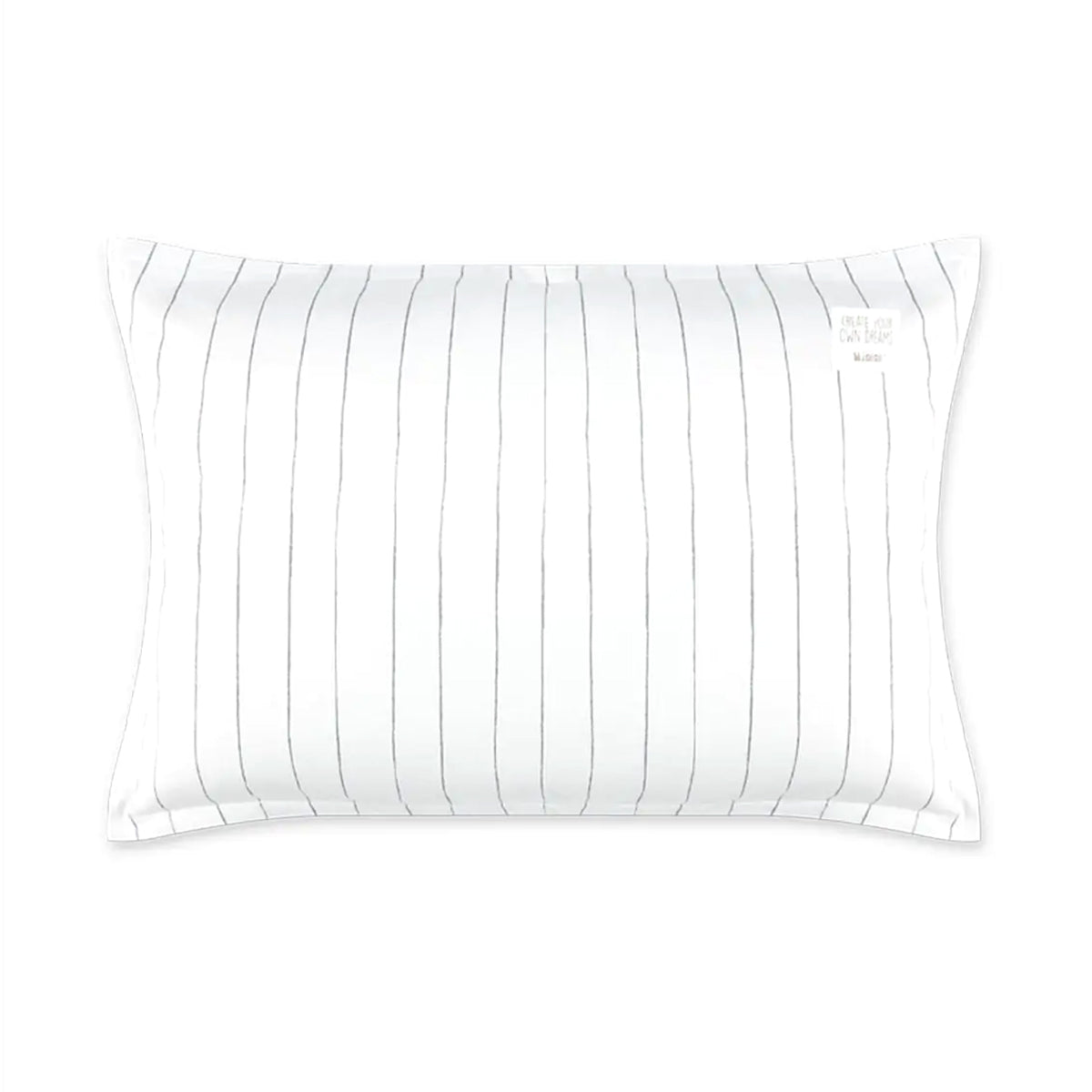 ציפית גדולה לכרית תינוק 54X74 ס"מ מיננה ליין Bloom & Grid לבן מודפס | Minene Printed White