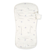 ריפודית לעגלה מיננה ליין Bloom & Grid שמנת מודפס | Minene Printed Cream