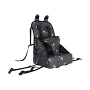 כרית הגבהה עם משענת מיננה אפור צ'רקול  | Minene Charcoal Gray