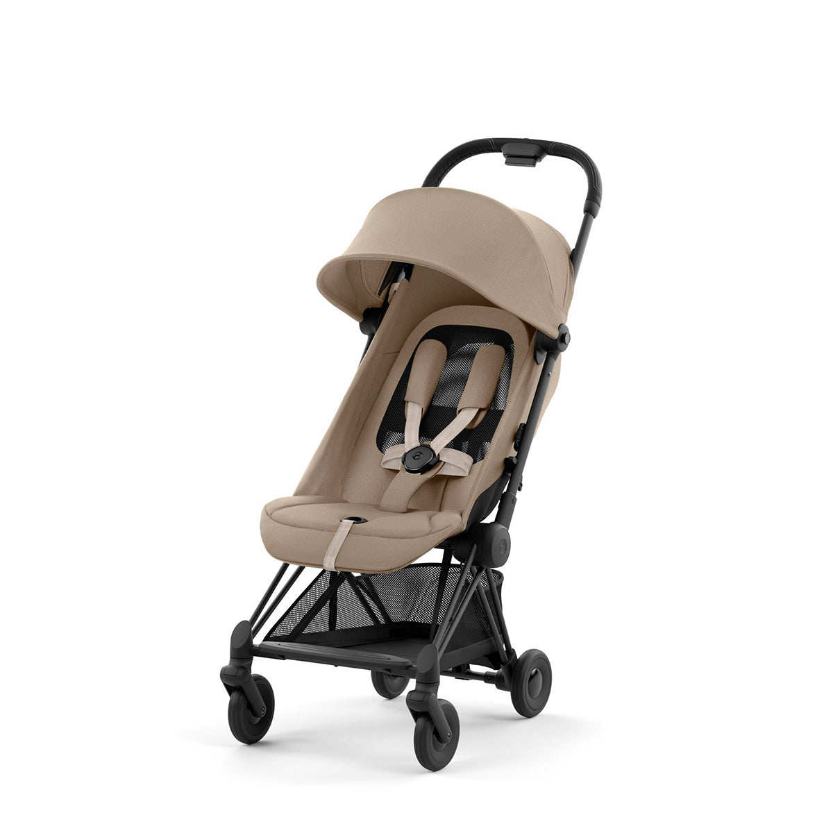 עגלת cybex מחיר עגלה סייבקס קויה שלדה שחורה / ידית שחורה / ריפוד בז'