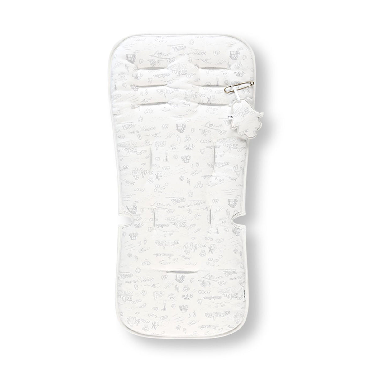 ריפודית לעגלה מיננה אפור בהיר | Minene Light Grey