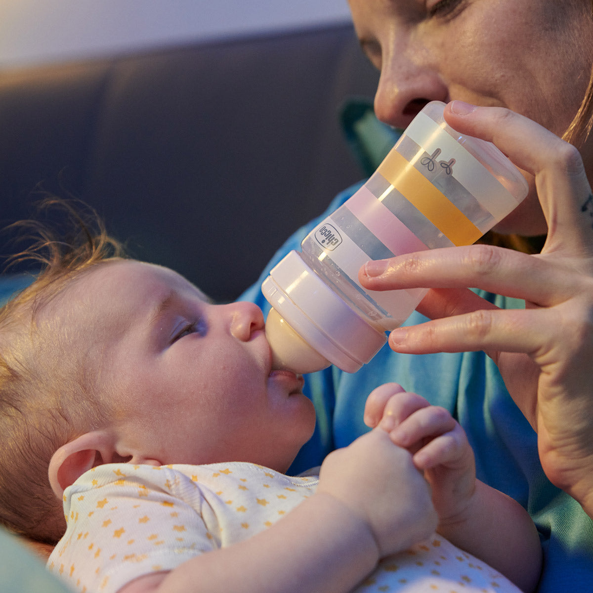 בקבוק וולביאינג צ'יקו לבן 250 מ"ל 2M+ | Chicco Well Being Feeding Bottle White