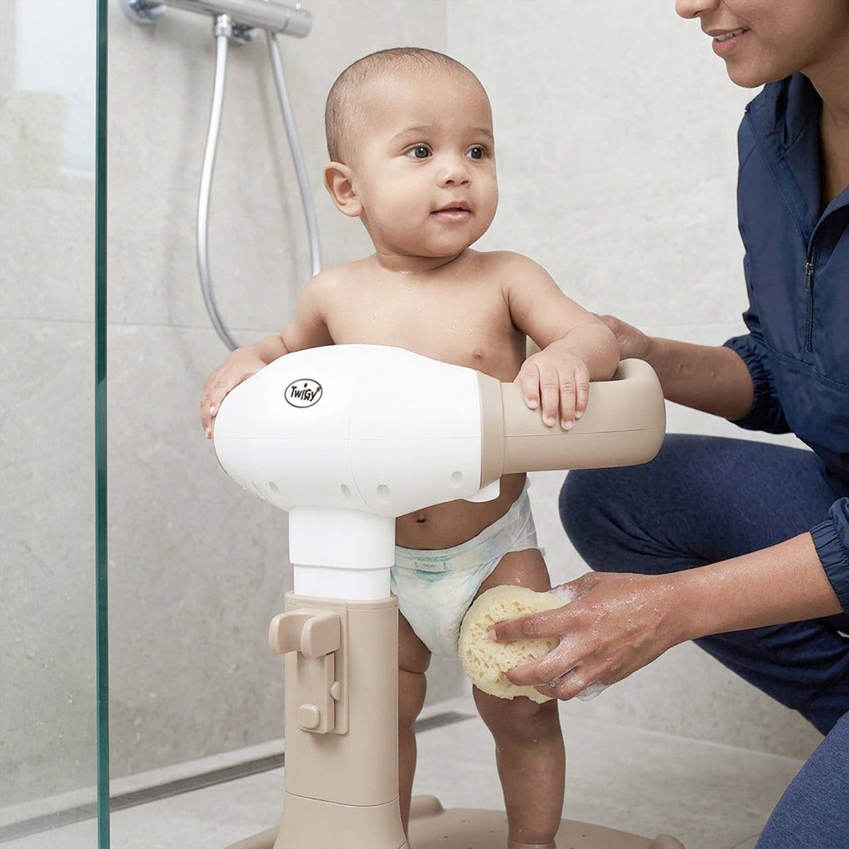 עמדת רחצה לתינוק טוויגי מוקה | Twigy Baby Bath Stand Coffe