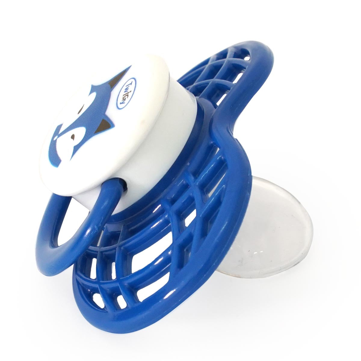 זוג מוצצי סיליקון 18-36 כחול כהה/כחול בהיר | Flawless™ Air 2 pc Silicone Pacifier in Case Months  Dark Blue/Light Blue