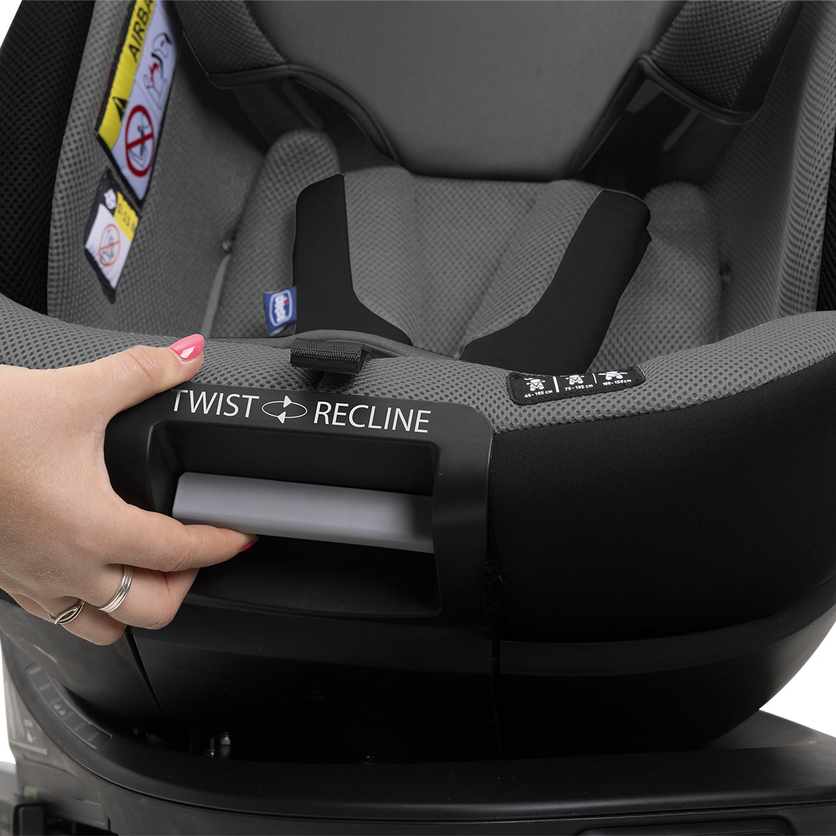 כיסא בטיחות צ'יקו אבר וואן אפור/שחור | Chicco Safty Chair Everone Grey/Black
