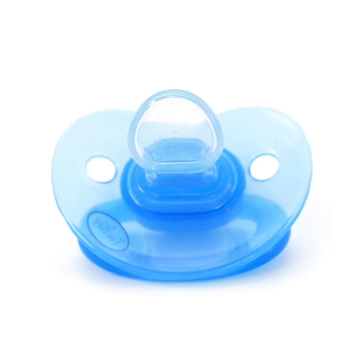 שלישיית מוצצי סיליקון טווגי 6+ כחול/ירוק | Flawlesse™ Silicone Pacifier Large