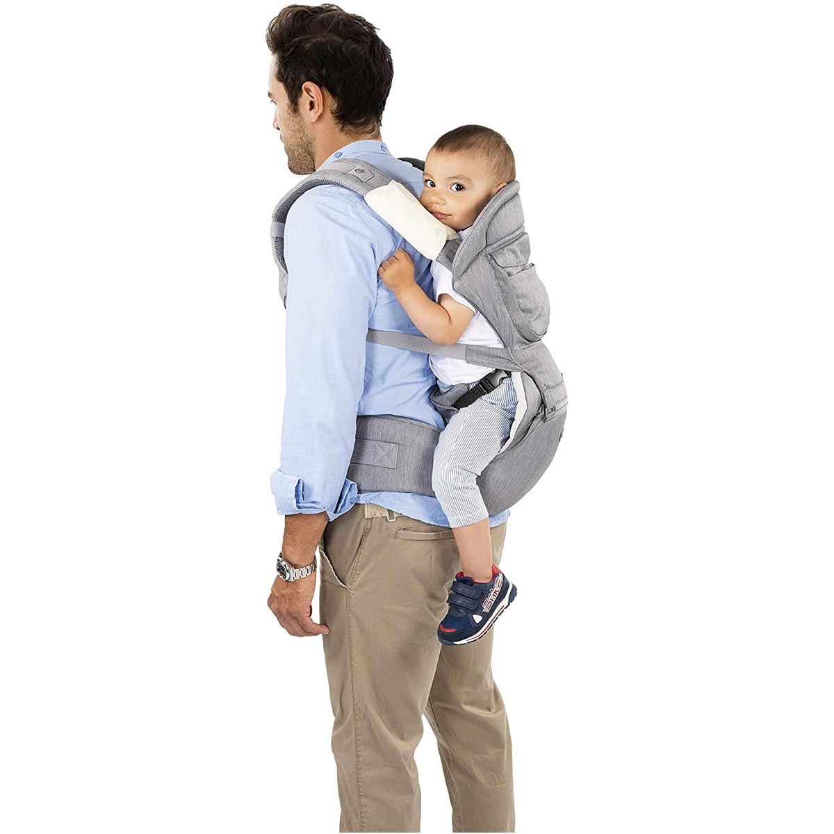 מנשא חזה לתינוק צ'יקו היפ סיט שחור | Chicco Hip Seat Carrier Pirate Black