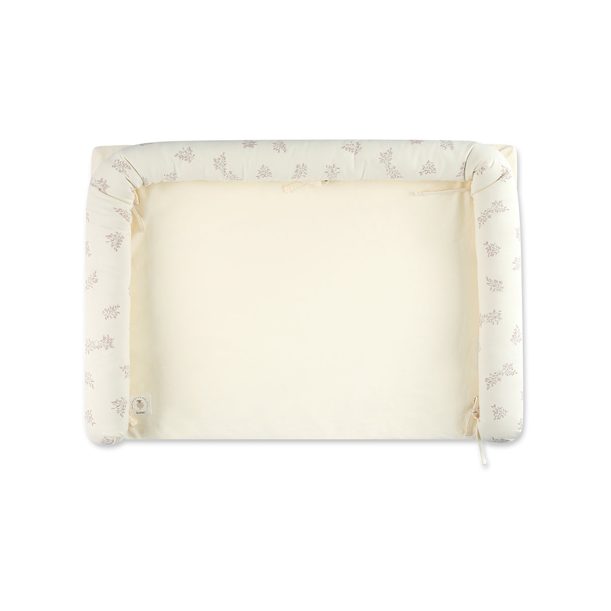 משטח החתלה מיננה ליין  Sweet Dreams שמנת מודפס | Minene Cream Print