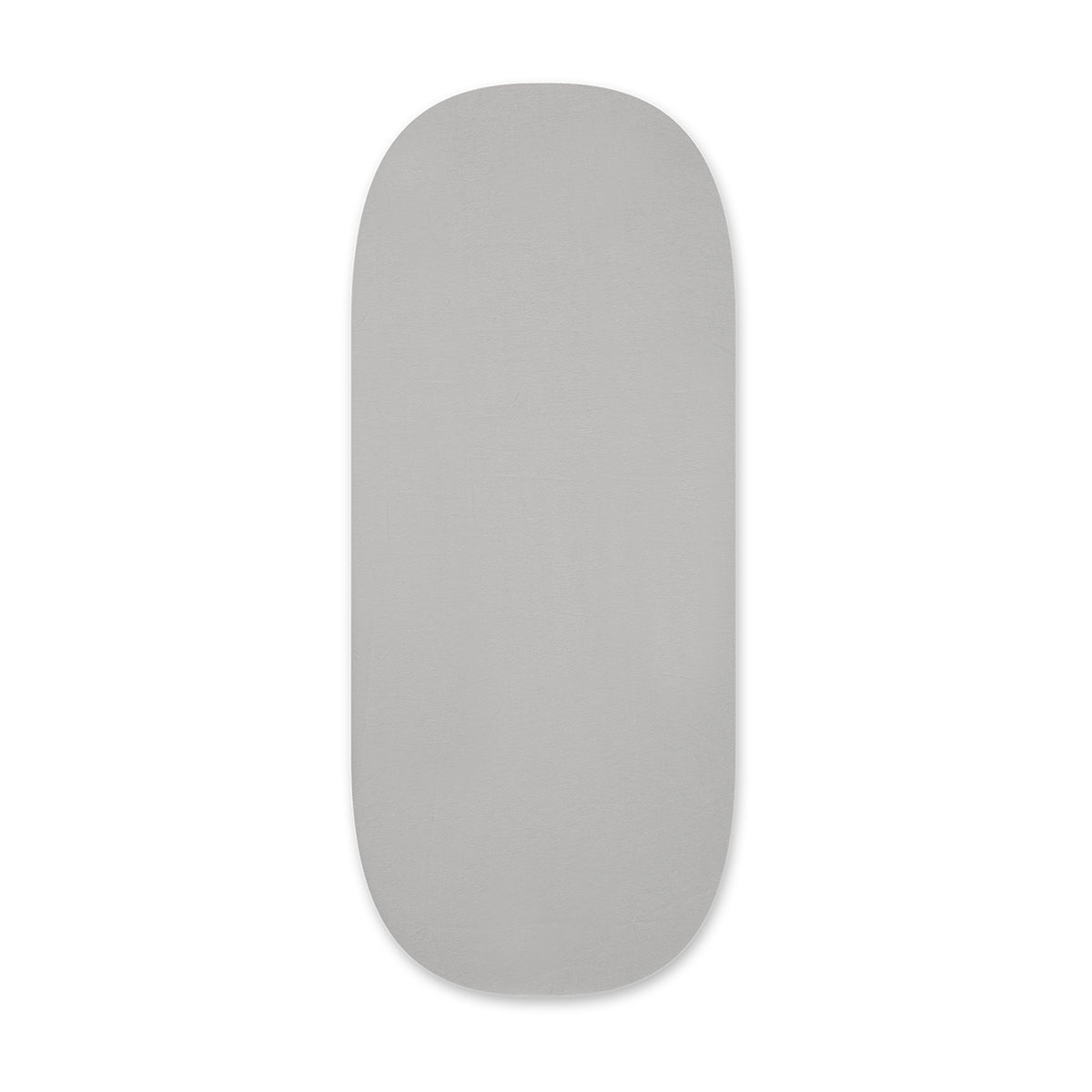 סדין ג'רסי רקום לעגלה מיננה אפור בהיר | Minene  Light Grey