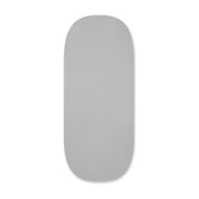 סדין ג'רסי רקום לעגלה מיננה אפור בהיר | Minene  Light Grey