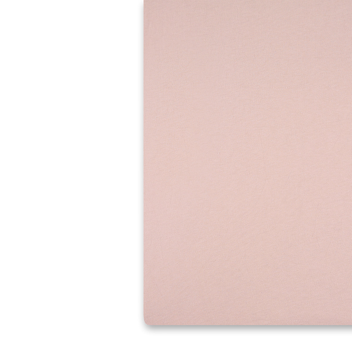 סדין ג’רסי רקום לעריסה מיננה ורוד עתיק | Minene Ancient Pink