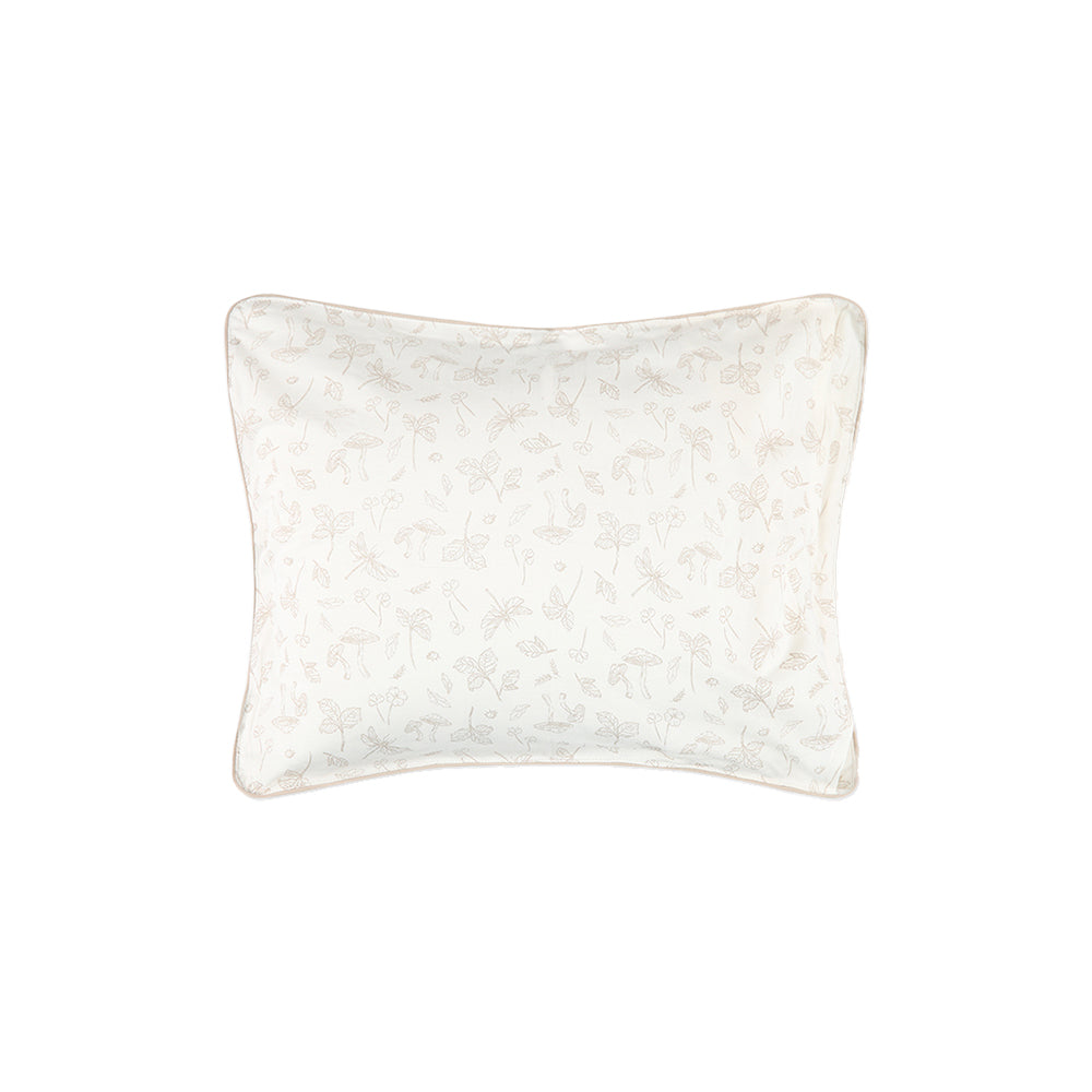 ציפית לכרית מיננה 40X50 ס"מ ליין Forest Mist שמנת מודפס| Minene Cream Print