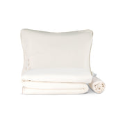 סט מצעים למיטת מעבר מיננה ליין Minene Forest Mist  שמנת מודפס | Cream Prin