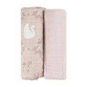 זוג חיתולי במבוק מיננה ליין Wonderland ורוד  מודפס | Minene Pink Print