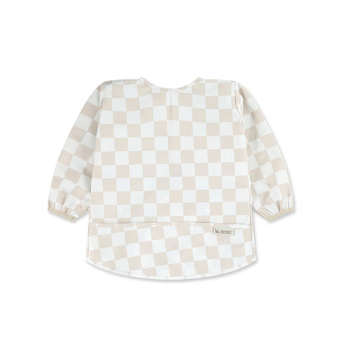 סינר אוכל עם שרוולים מיננה ליין שמנת מודפס | Minene Wonderland  Cream Print