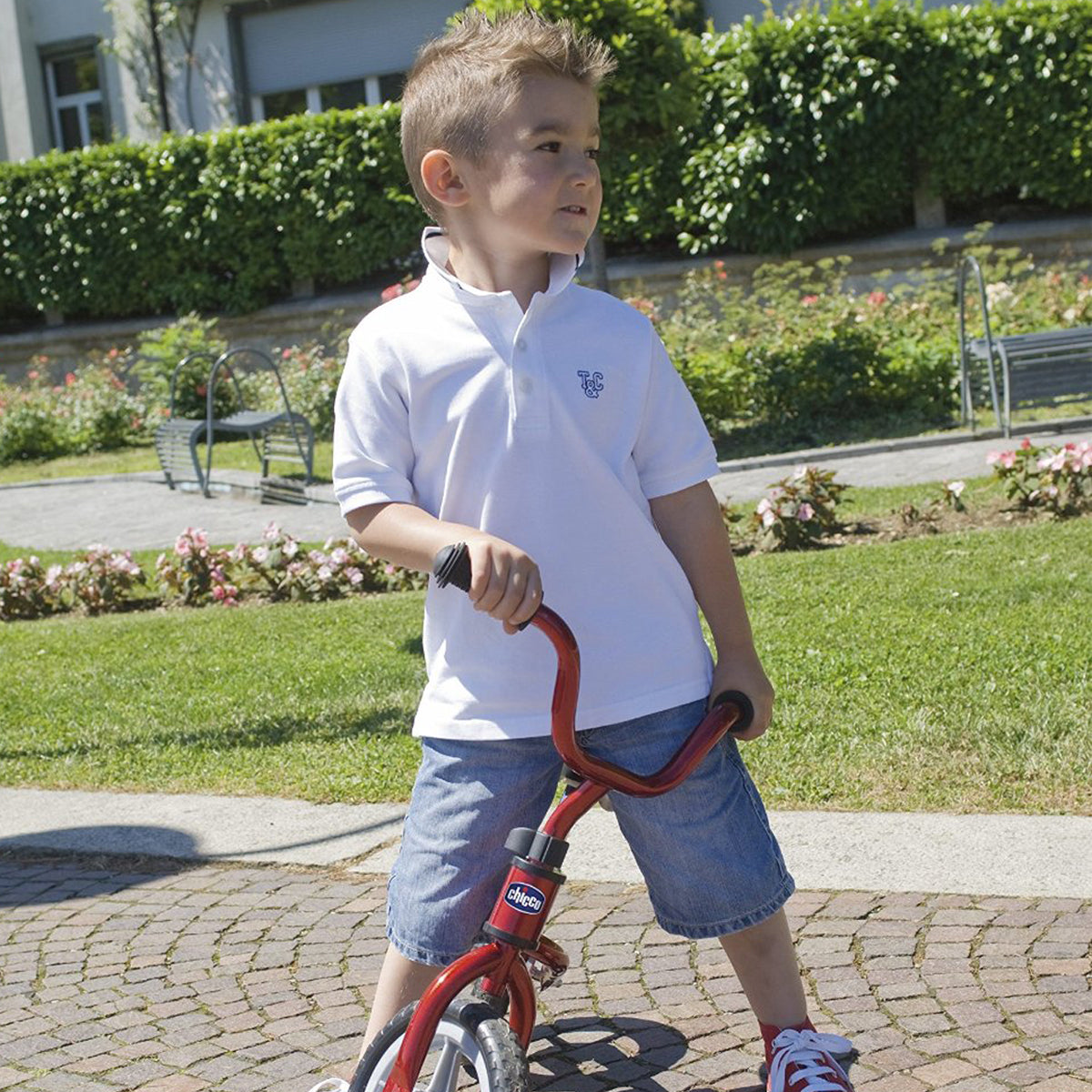 אופני איזון צ'יקו ורוד ולבן | Chicco Balance Bike Pink & White
