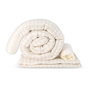 סט מצעים לעריסה מיננה ליין Wonderland שמנת מודפס | Minene Cream Print