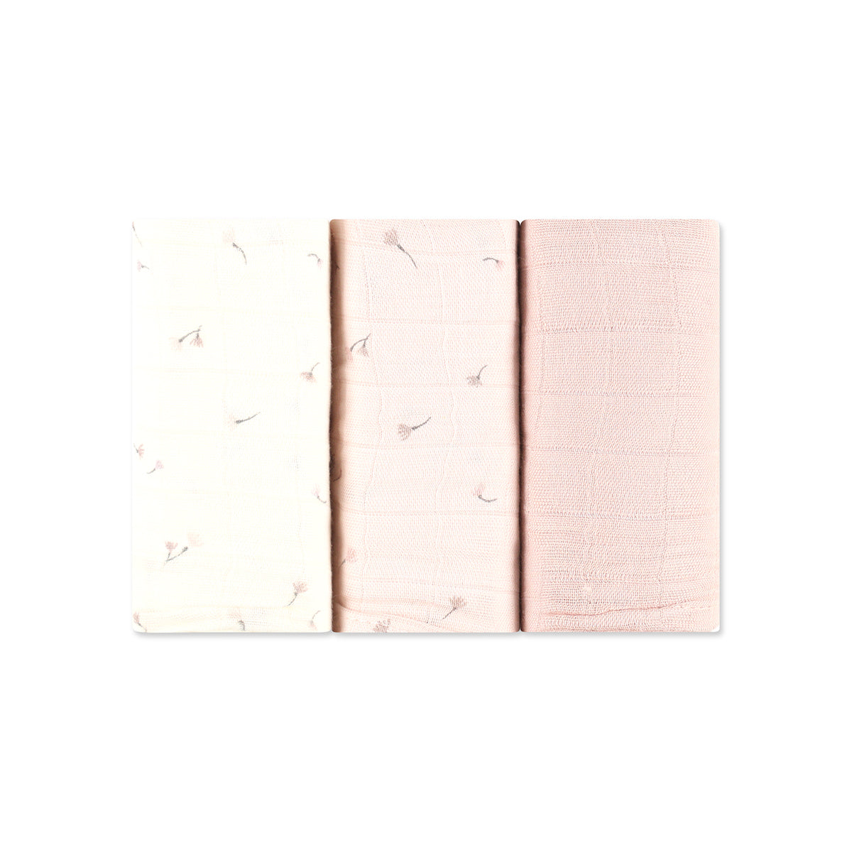 שלישיית חיתולי במבוק לו&מי ורוד בהיר | LU&ME Light Pink