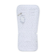 ריפודית לעגלה מיננה תכלת מודפס | Minene Light Blue