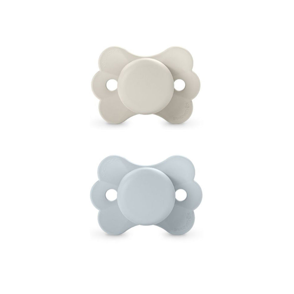 זוג מוצצים סובינקס 0-6 תכלת בז' | Suavinex Wonderland Light Blue Beige