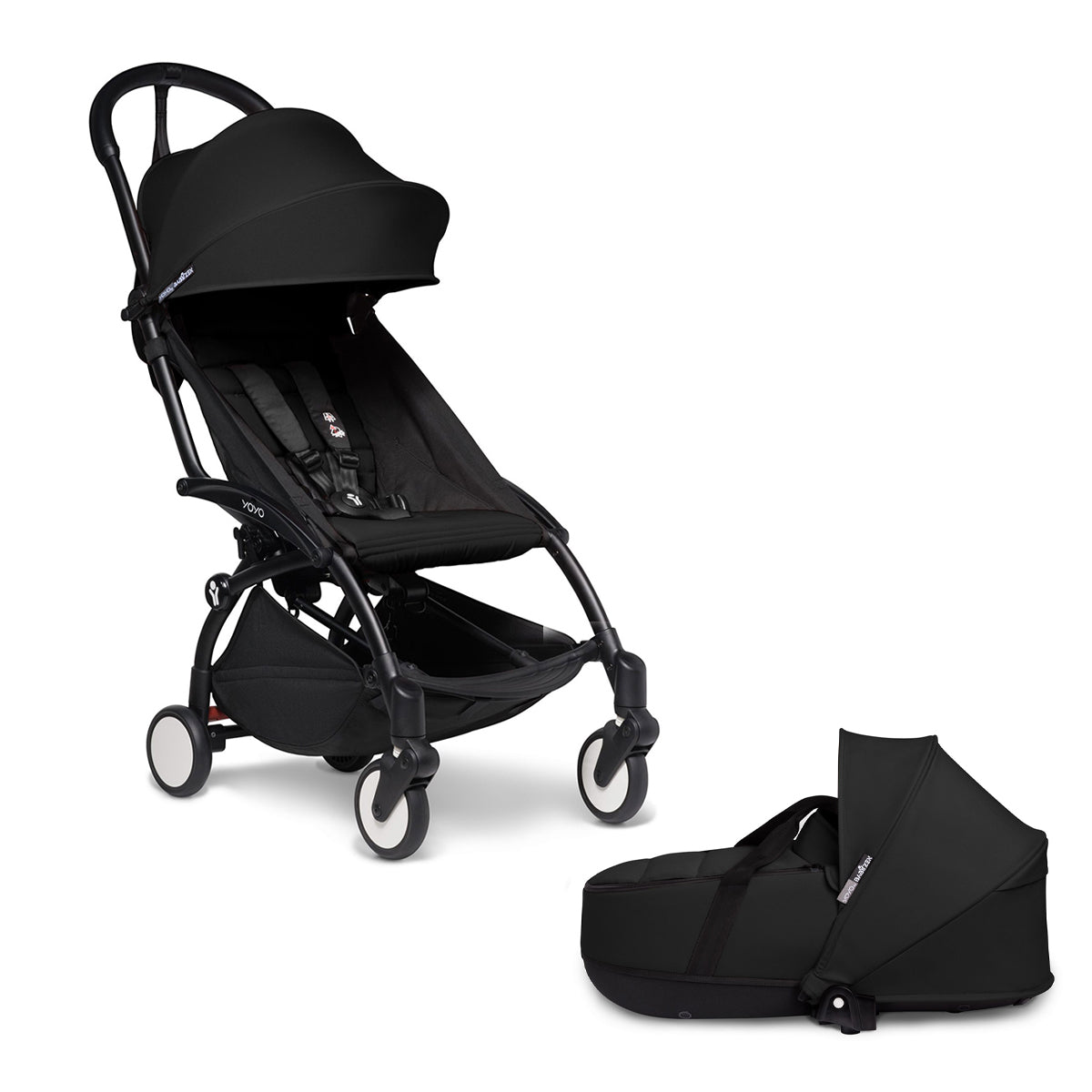 עגלת ניובורן וטיולון שחור YOYO³ סטוקי | Stokke