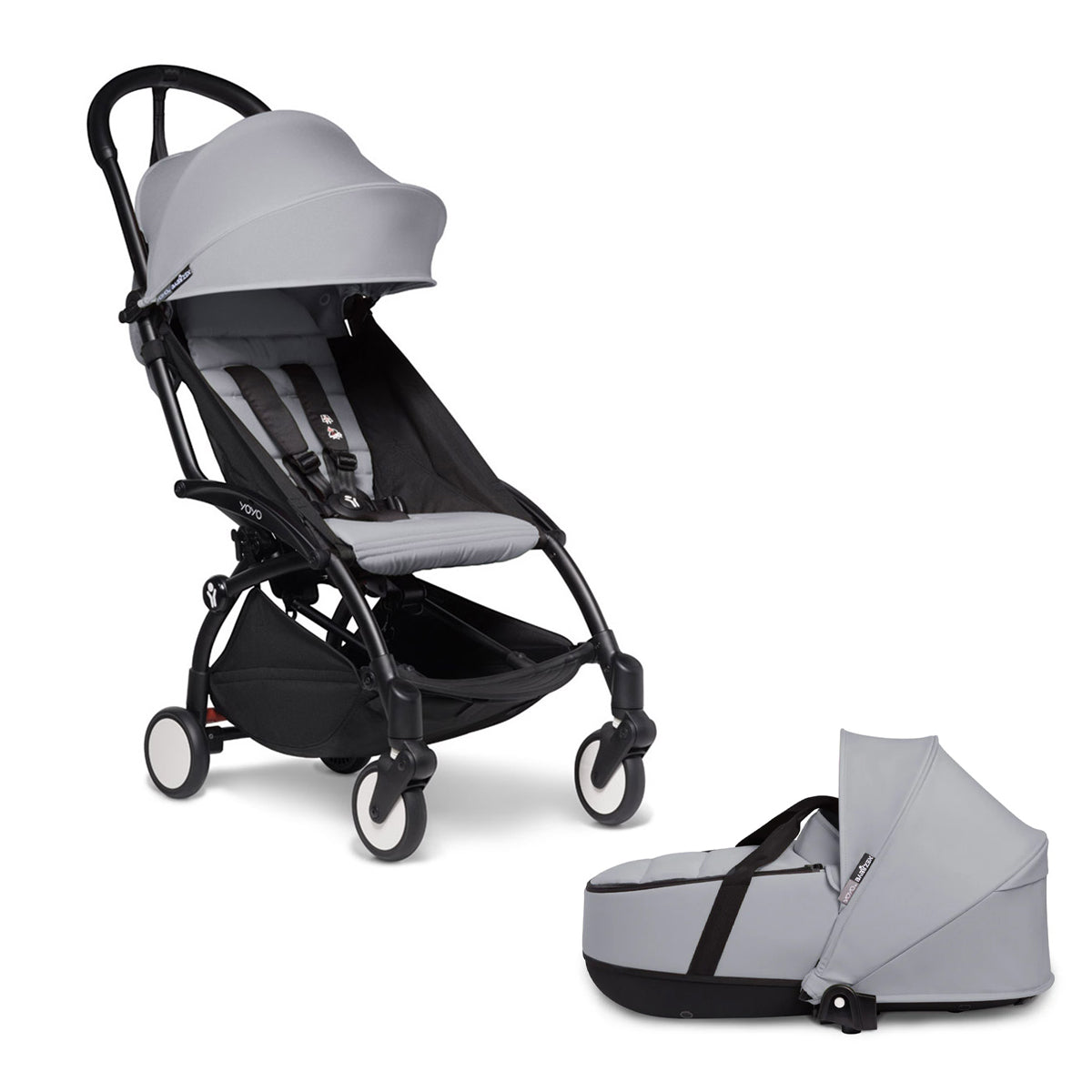 עגלת ניובורן וטיולון אפור   YOYO³ סטוקי | Stokke
