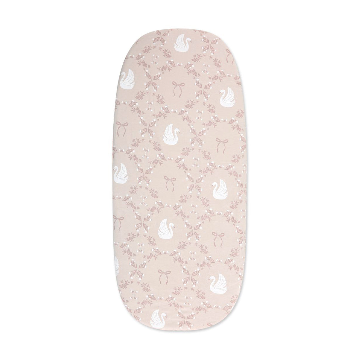 סדין לעגלה מיננה ליין ורוד Wonderland מודפס | Minene Pink Printed