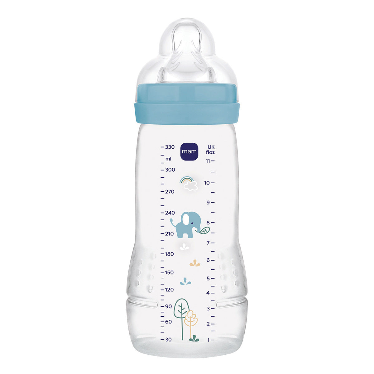 בקבוק מאמ 330 מ"ל פיל תכלת | MAM 330 ml